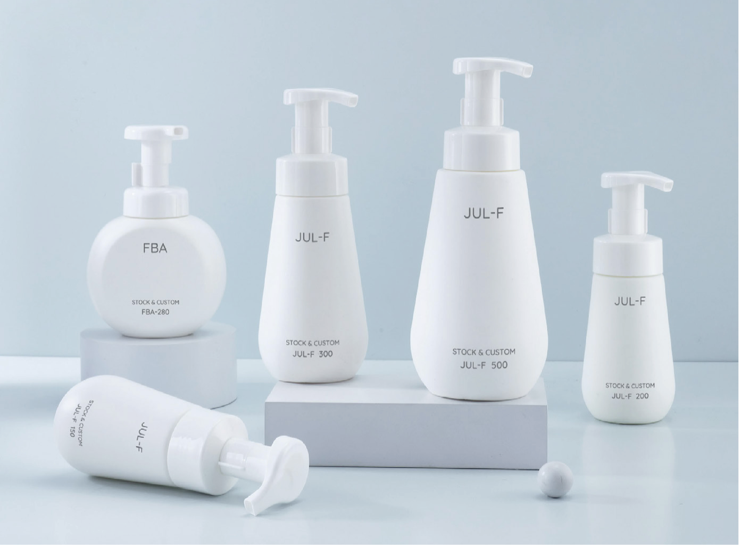 Recommended bubble mousse contaianrs